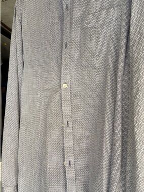 Original Penguin Light Blue Textured Button-Down Shirt